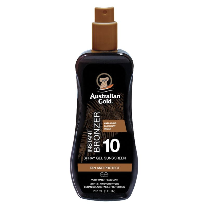 Australian Gold INSTANT BRONZER SPRAY GEL SPF 10