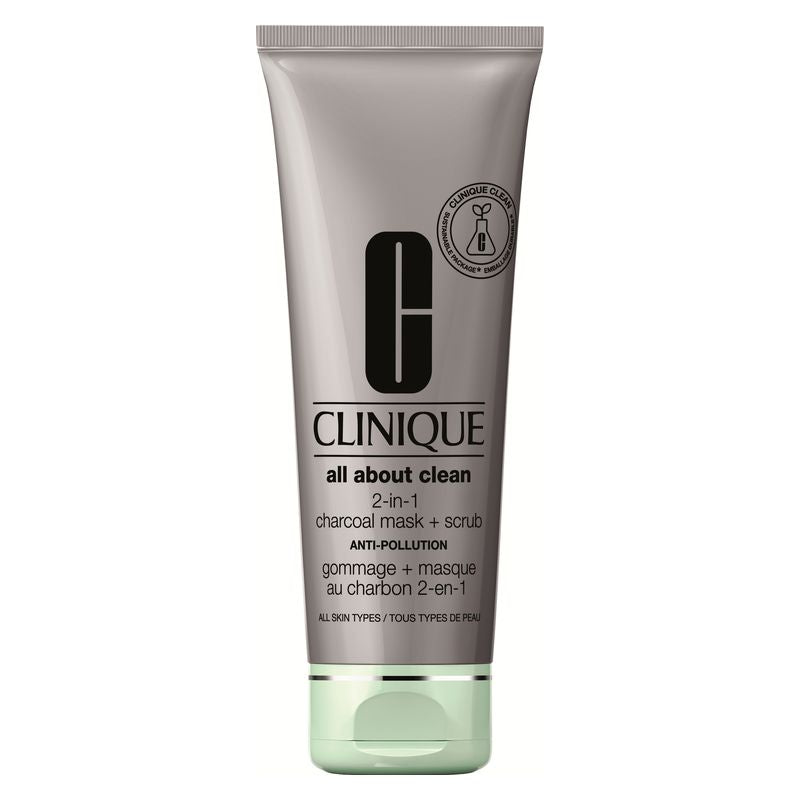 Clinique All About Clean 2-In-1 Charcoal Mask + Scrub All Skin Types