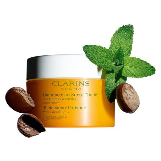 Clarins AROMA GOMMAGE AU SUCRE "TONIC" AUX HUILES ESSENTIELLES