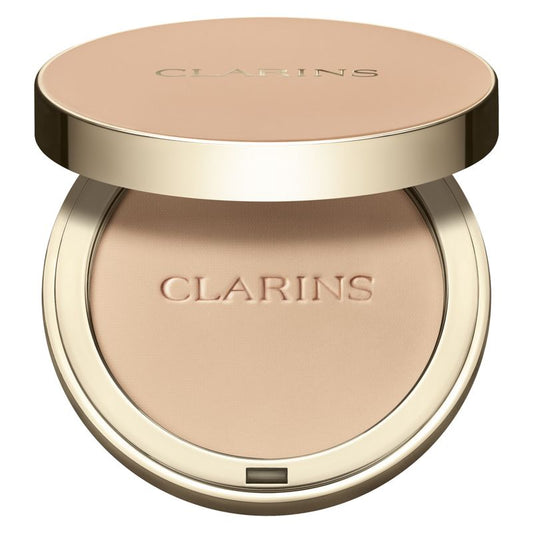 Clarins Ever Matte Compact Powder - Cipria Compatta Opacizzante Colorata, Arricchita Dall'estratto Di Latte Di Pesco
