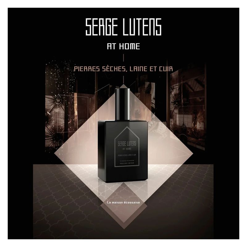 Serge Lutens AT HOME Pierres sèches, laine et cuir - La Maison Ecossaise