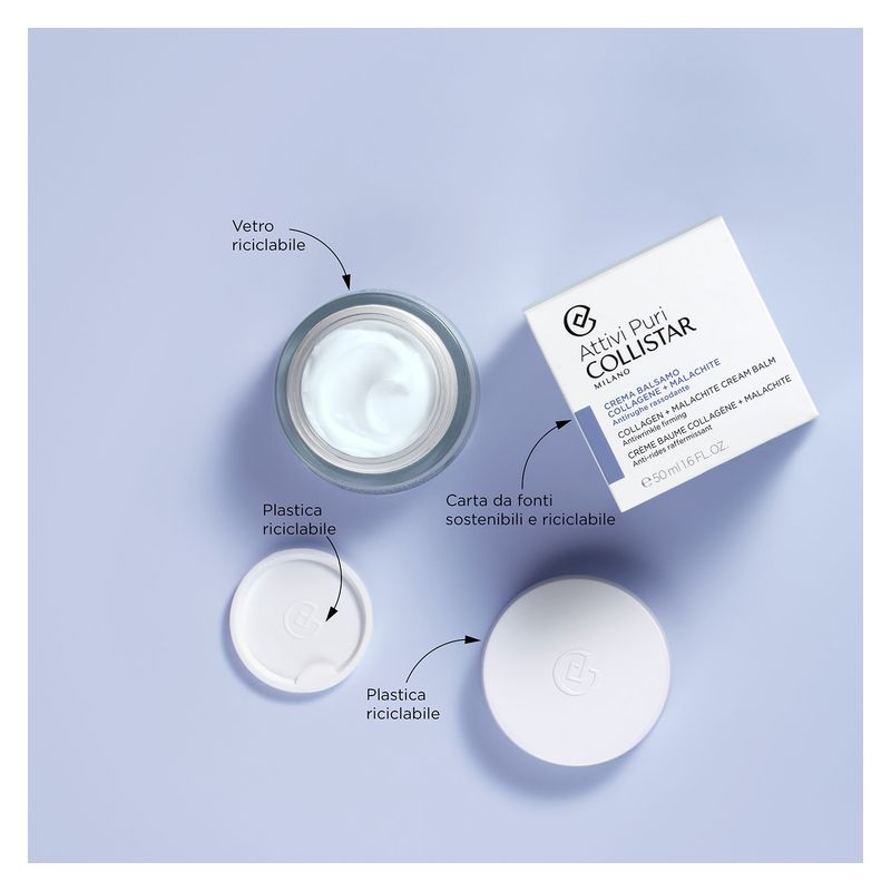 Collistar Attivi Puri Crema Balsamo Collagene + Malachite