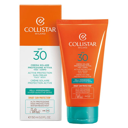 Collistar Crema Solare Protezione Attiva Pelli Per Ipersensibili Viso-Corpo Spf 30