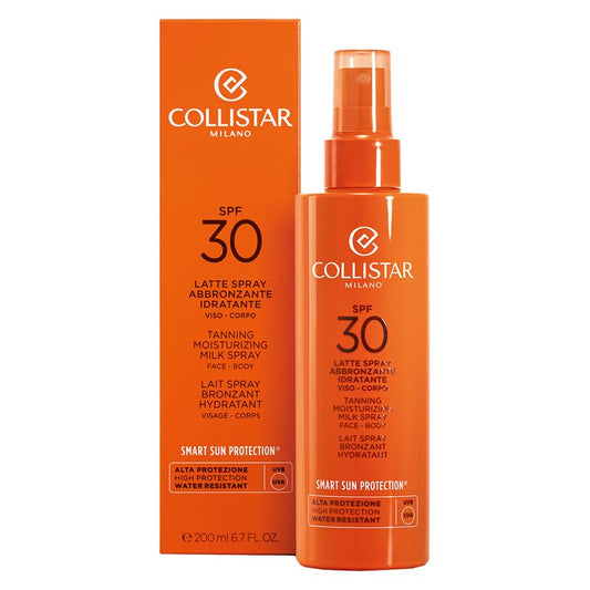 Collistar Latte Spray Abbronzante Idratante Viso - Corpo Spf 30