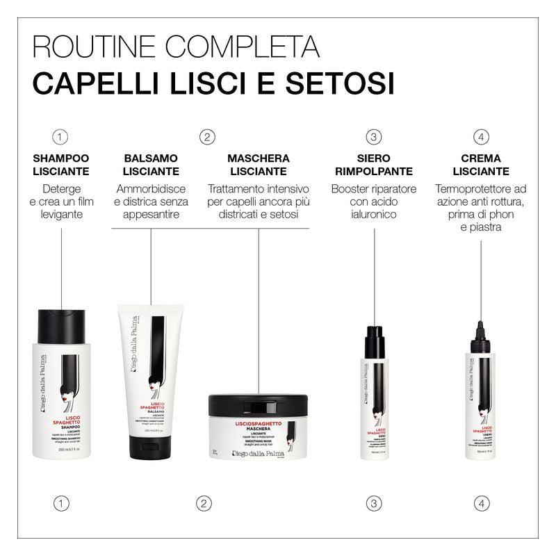 Diego dalla Palma Liscio Spaghetto Shampoo Lisciante