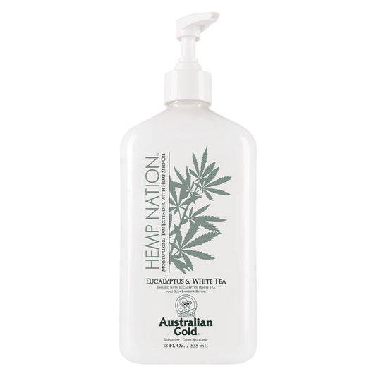 Australian Gold HEMP NATION MOISTURIZING TAN EXTENDER EUCALYPTUS & WHITE TEA
