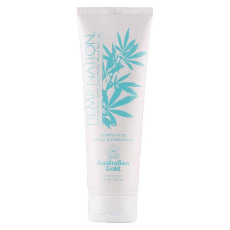 Australian Gold HEMP NATION EXFOLIATING BODY SCRUB SEA SALT & SANDALWOOD