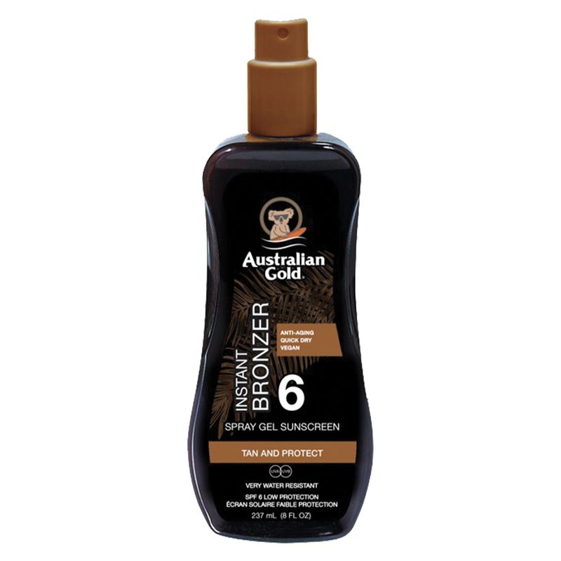 Australian Gold INSTANT BRONZER SPRAY GEL SPF 6