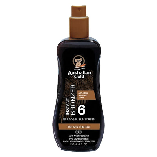 Australian Gold INSTANT BRONZER SPRAY GEL SPF 6