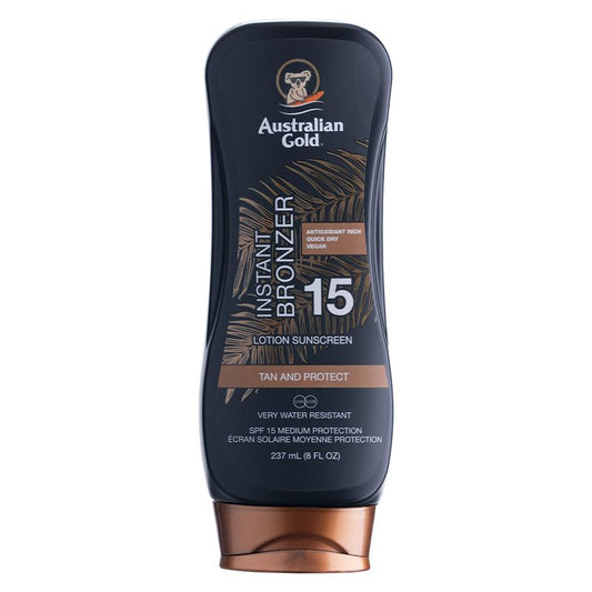 Australian Gold INSTANT BRONZER LOTION SPF 15