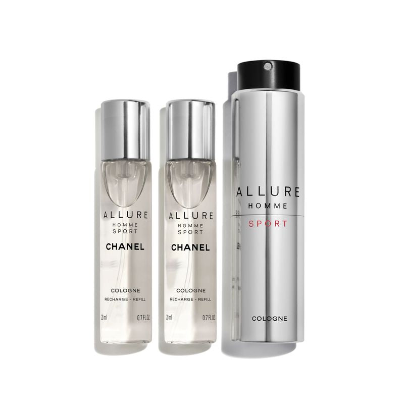 CHANEL ALLURE HOMME SPORT COLOGNE TWIST AND SPRAY FLACONE RICARICABILE