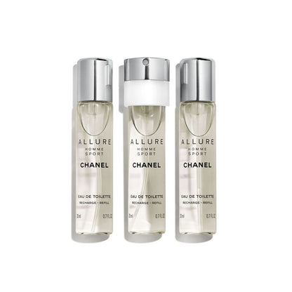 CHANEL ALLURE HOMME SPORT TWIST AND SPRAY SET DI RICARICHE – EAU DE TOILETTE