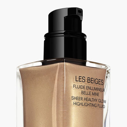 CHANEL Les Beiges Fluide Enlumineur Belle Mine Fluido Illuminante Del Colorito Effetto Iridato. Effetto Radioso Luminoso.
