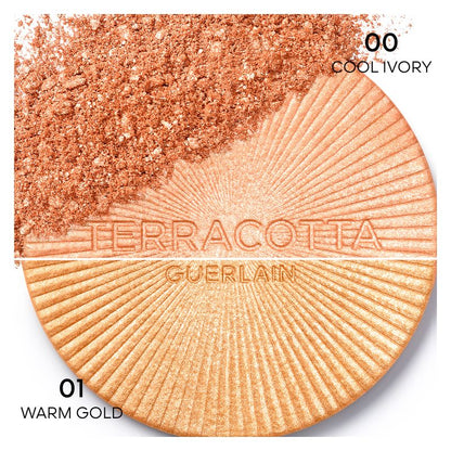 Guerlain TERRACOTTA LUMINIZER LA POUDRE ILLUMINANTE - 96% DI INGREDIENTI DI ORIGINE NATURALE - Luminosità scintillante e dorata