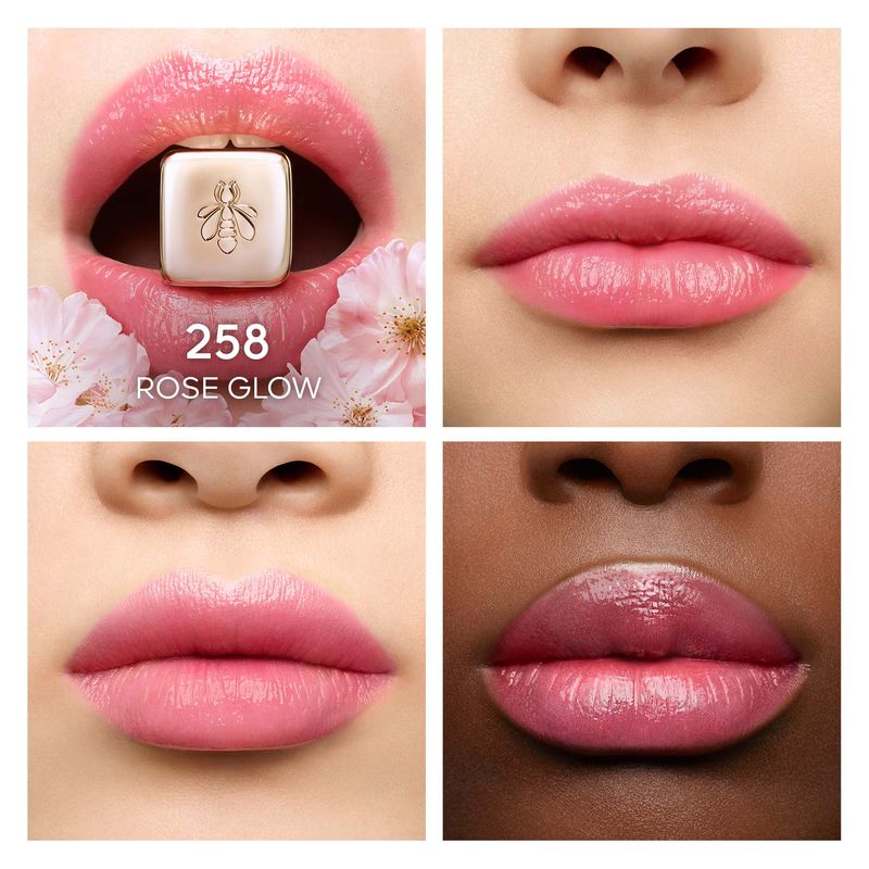 Guerlain Kisskiss Bee Glow - Balsamo Labbra Colorato Al Miele Con Il 98% Di Ingredienti Di Origine Naturale