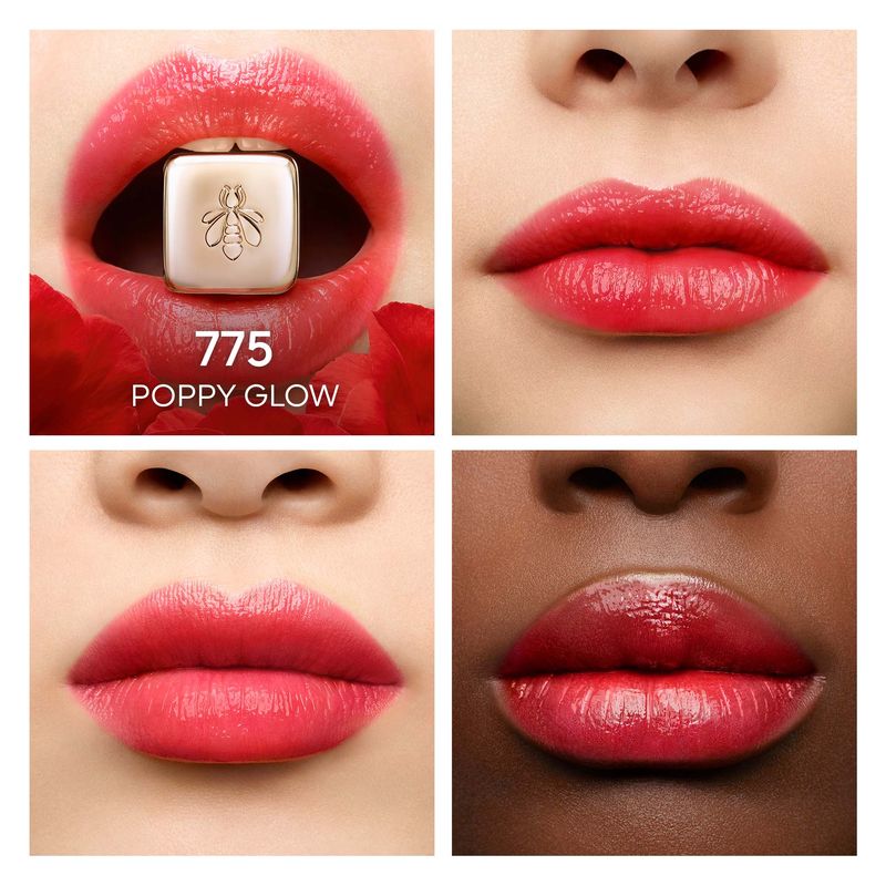 Guerlain Kisskiss Bee Glow - Balsamo Labbra Colorato Al Miele Con Il 98% Di Ingredienti Di Origine Naturale