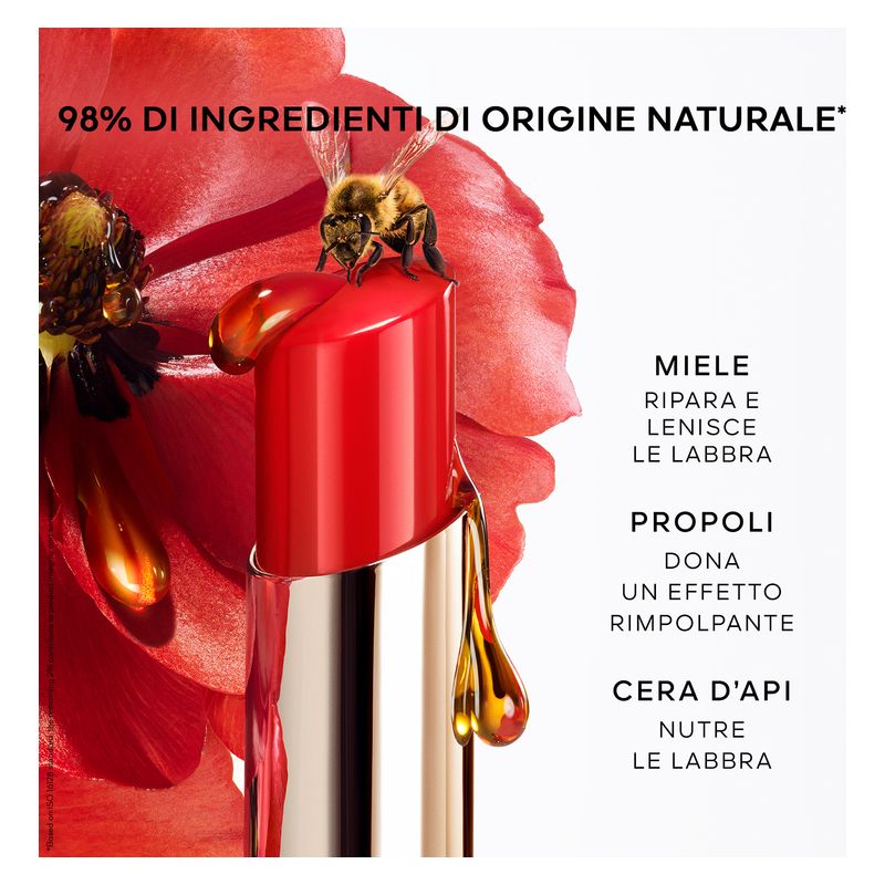 Guerlain Kisskiss Bee Glow - Balsamo Labbra Colorato Al Miele Con Il 98% Di Ingredienti Di Origine Naturale
