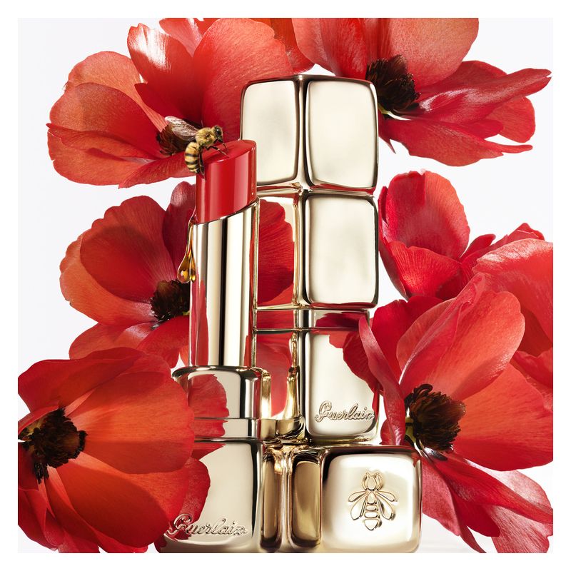 Guerlain Kisskiss Bee Glow - Balsamo Labbra Colorato Al Miele Con Il 98% Di Ingredienti Di Origine Naturale