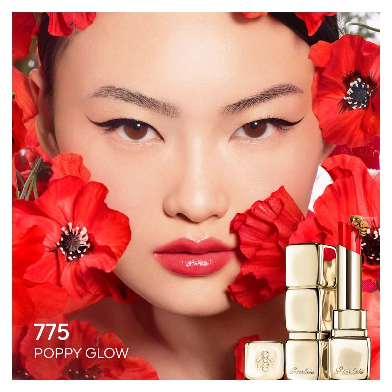 Guerlain Kisskiss Bee Glow - Balsamo Labbra Colorato Al Miele Con Il 98% Di Ingredienti Di Origine Naturale