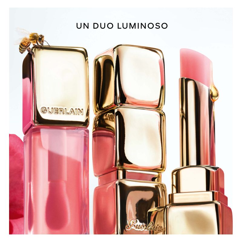 Guerlain Kisskiss Bee Glow - Balsamo Labbra Colorato Al Miele Con Il 98% Di Ingredienti Di Origine Naturale