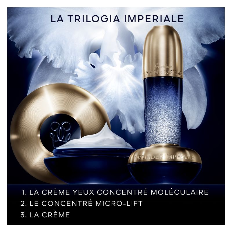 Guerlain ORCHIDÉE IMPÉRIALE LA CRÈME YEUX - Trattamento rigenerante d'eccezione per il contorno occhi e le rughe di espressione