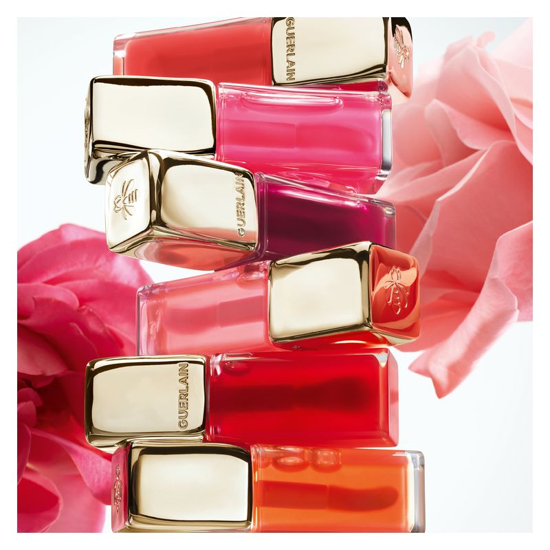 Guerlain KISSKISS BEE GLOW OIL - OLIO LABBRA COLORATO AL MIELE - COLLEZIONE BLOOMING DENIM