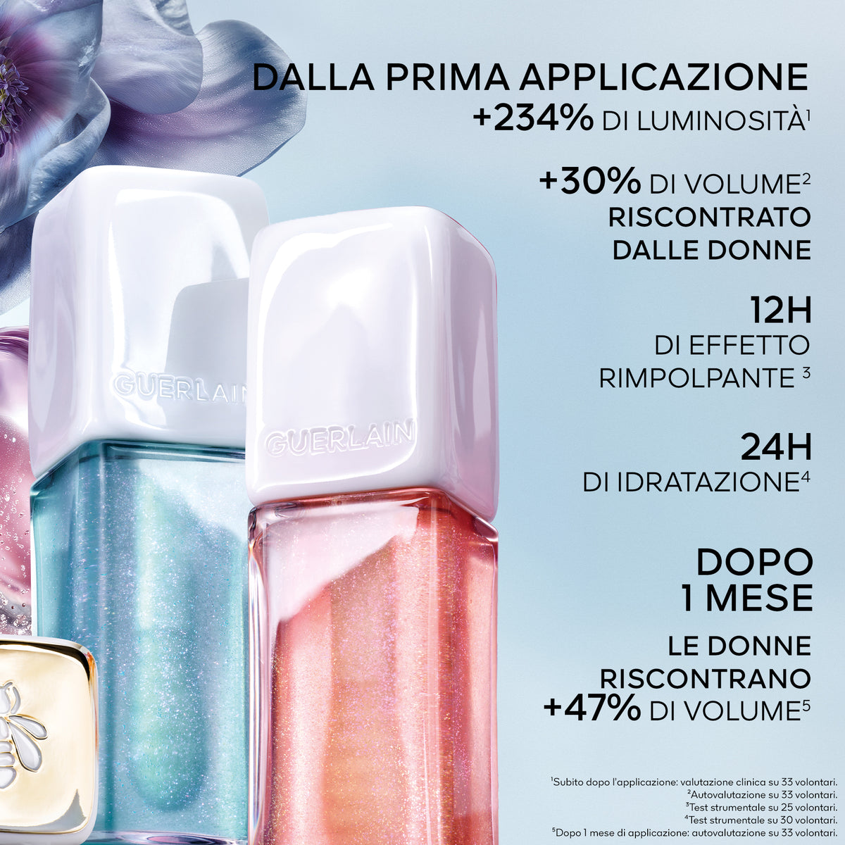 Guerlain KISSKISS BEE GLOW PLUMP - TRATTAMENTO LABBRA VOLUME IMMEDIATO E A LUNGA DURATA