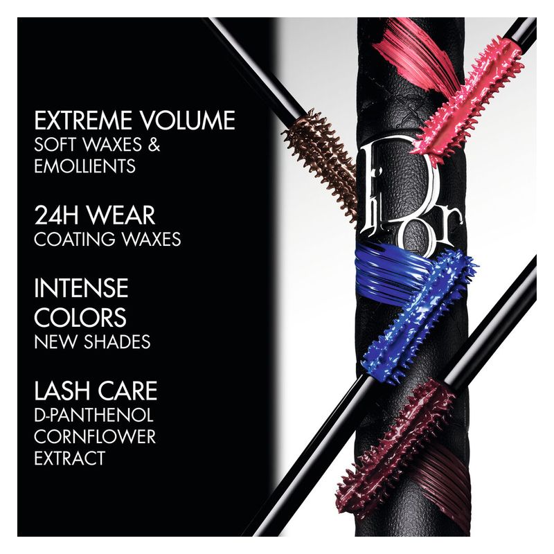 DIOR DIORSHOW OVERVOLUME MASCARA VOLUME ESTREMO - 24 ORE DI TENUTA – DEFINIZIONE CIGLIA PER CIGLIA