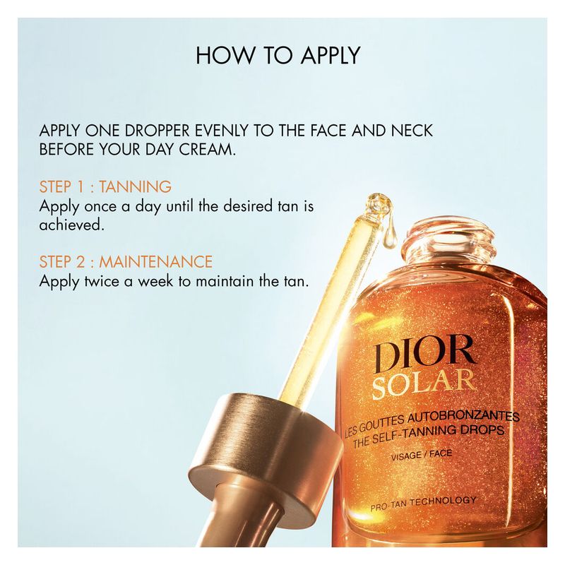 DIOR Dior Solar Les Gouttes Autobronzantes - Gocce autoabbronzanti viso e collo