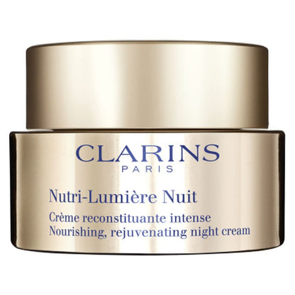 Clarins Nutri-Lumière Nuit - Crema ricostituente intensa. Tutti i tipi di pelle