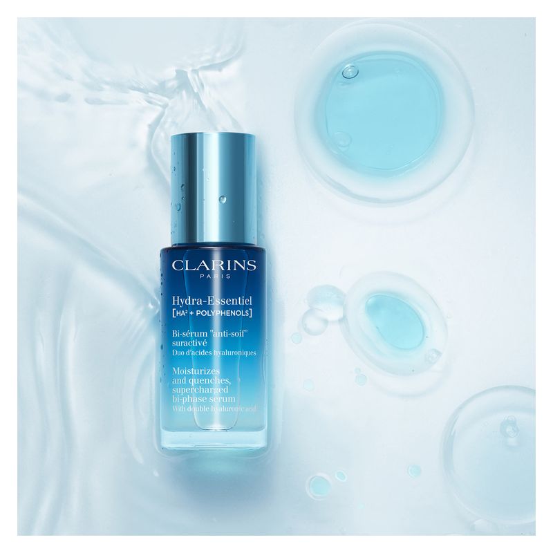 Clarins Hydra-Essentiel [HA²] BI-SÉRUM "ANTI-SOIF" SURACTIVÉ - Siero Bifase Idratante