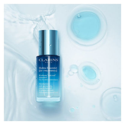 Clarins Hydra-Essentiel [HA²] BI-SÉRUM "ANTI-SOIF" SURACTIVÉ - Siero Bifase Idratante