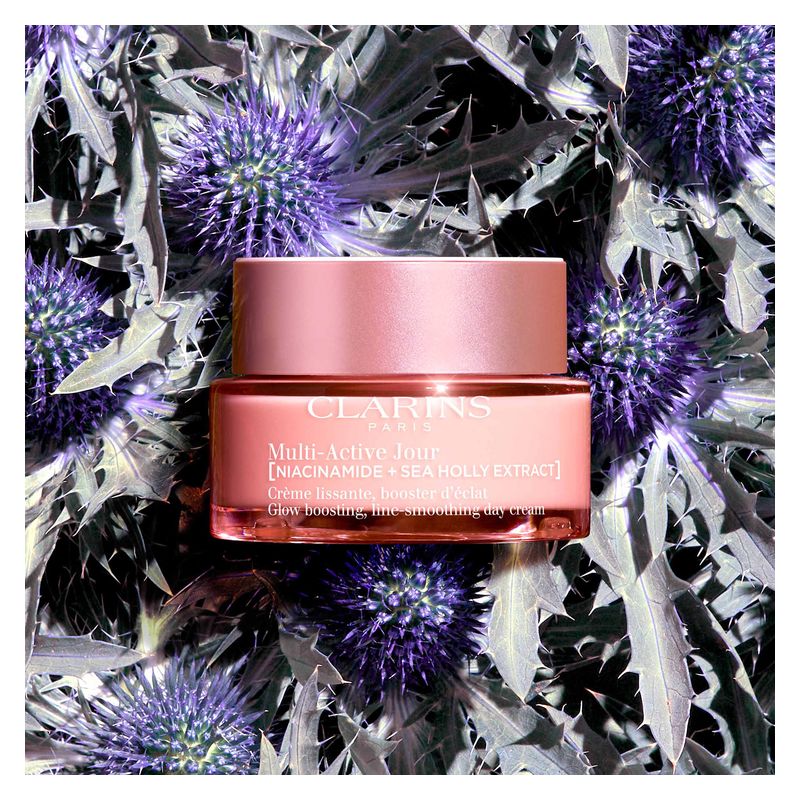 Clarins MULTI-ACTIVE JOUR CRÈME LISSANTE, BOOSTER D'ÉCLAT - Multi-Active Crema Giorno per Tutti i Tipi di Pelle