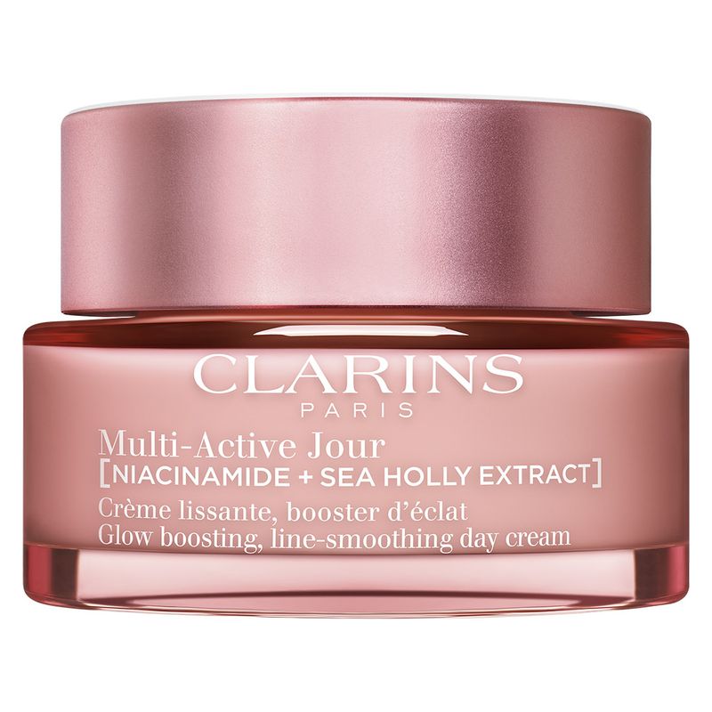 Clarins MULTI-ACTIVE JOUR CRÈME LISSANTE, BOOSTER D'ÉCLAT - Multi-Active Crema Giorno per Tutti i Tipi di Pelle