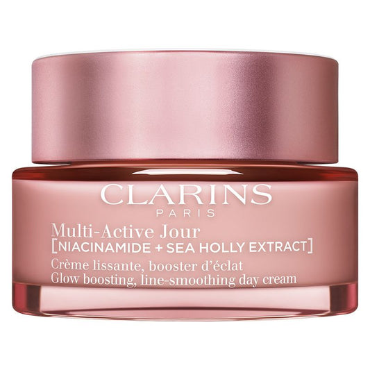 Clarins MULTI-ACTIVE JOUR CRÈME LISSANTE, BOOSTER D'ÉCLAT - Multi-Active Crema Giorno per Tutti i Tipi di Pelle