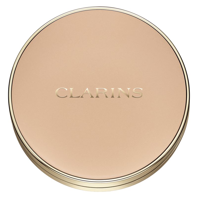 Clarins Ever Matte Compact Powder - Cipria Compatta Opacizzante Colorata, Arricchita Dall'estratto Di Latte Di Pesco