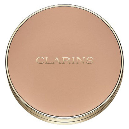 Clarins Ever Matte Compact Powder - Cipria Compatta Opacizzante Colorata, Arricchita Dall'estratto Di Latte Di Pesco