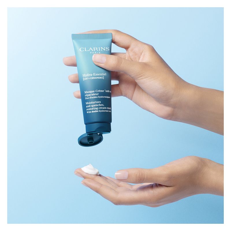 Clarins Hydra-Essentiel [HA²] MASQUE-CRÈME "ANTI-SOIF" RÉPARATEUR - Maschera-Crema