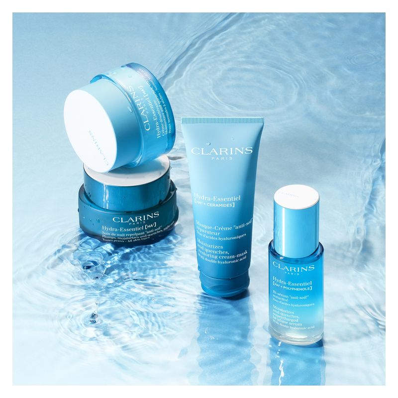 Clarins Hydra-Essentiel [HA²] MASQUE-CRÈME "ANTI-SOIF" RÉPARATEUR - Maschera-Crema