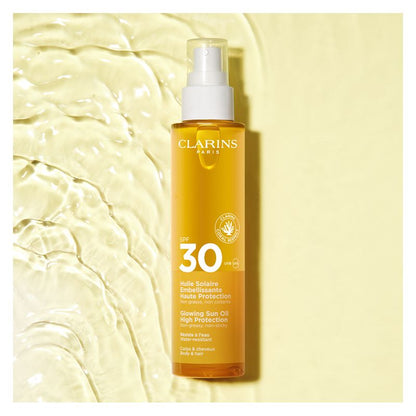Clarins HUILE SOLAIRE EMBELLISANTE HAUTE PROTECTION SPF 30 - OLIO SOLARE ILLUMINANTE CORPO SPF 30