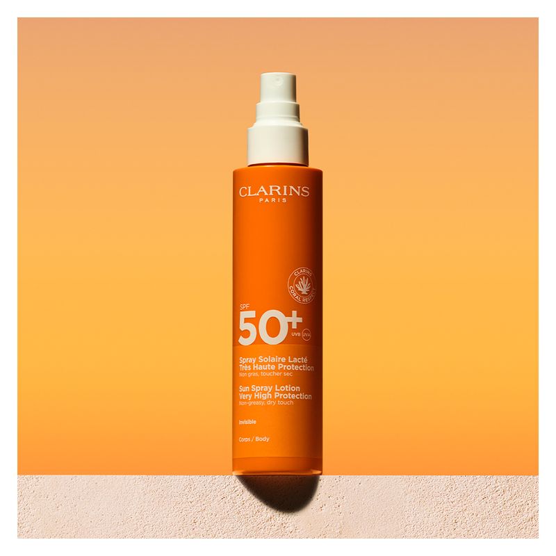 Clarins SPRAY SOLAIRE LACTÉ TRÈS HAUTE PROTECTION SPF 50+ - LATTE SOLARE SPRAY CORPO SPF 50+
