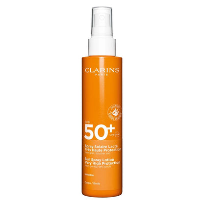 Clarins SPRAY SOLAIRE LACTÉ TRÈS HAUTE PROTECTION SPF 50+ - LATTE SOLARE SPRAY CORPO SPF 50+
