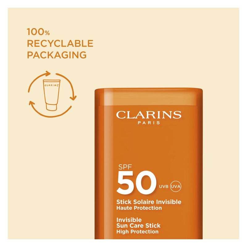 Clarins STICK SOLAIRE INVISIBLE HAUTE PROTECTION VISAGE & ZONE SENSIBLES SPF 50