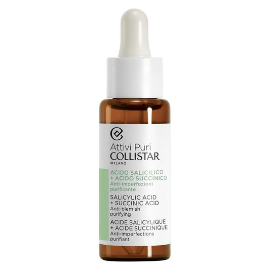 Collistar Attivi Puri Acido Salicilico + Acido Succinico - Anti-Imperfezioni Purificante