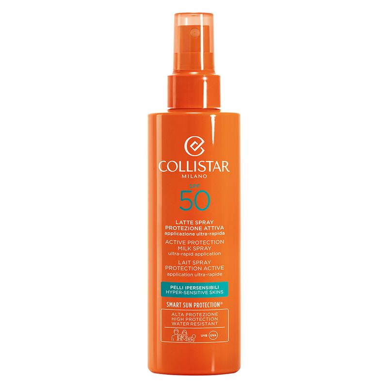 Collistar Latte Spray Protezione Attiva Pelli Ipersensibili Spf 50
