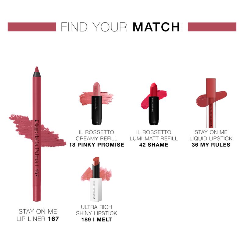 Diego dalla Palma STAY ON ME LIP LINER - MATITA LABBRA